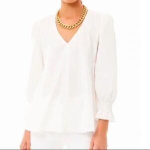 pomander place tuckernuck easton cotton blouse